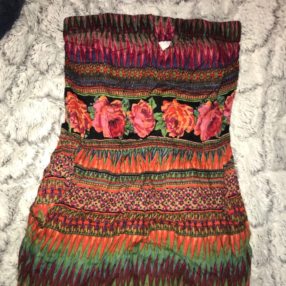 Strapless dress